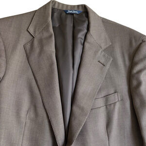 Ralph Lauren Blazer Men's Size 38S ? Brown Sport Jacket Made in USA